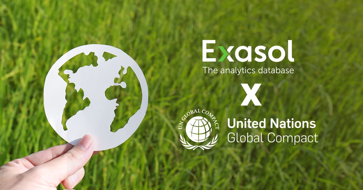 Exasol Honored to Join the United Nations Global Compact | Exasol