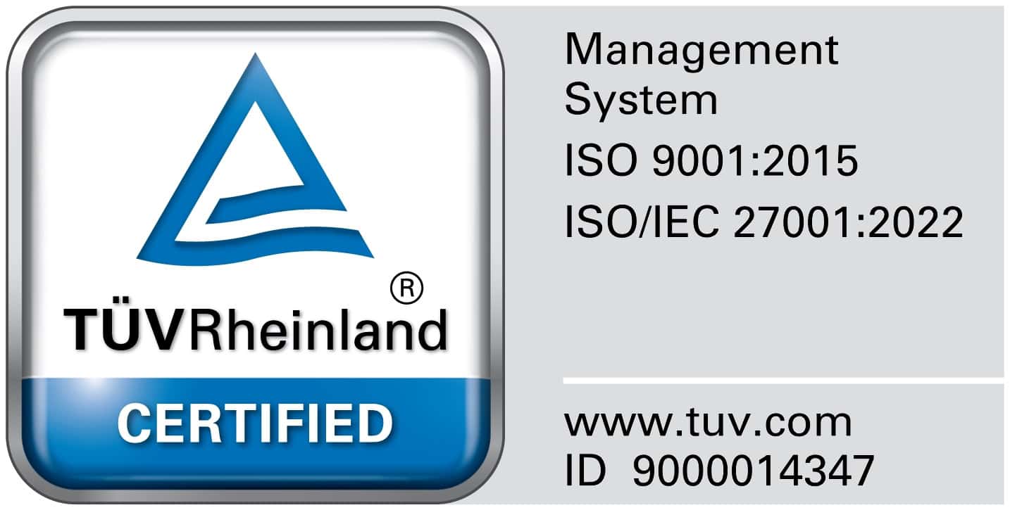 Exasol ISO/IEC 27001 Cert with QR Code
